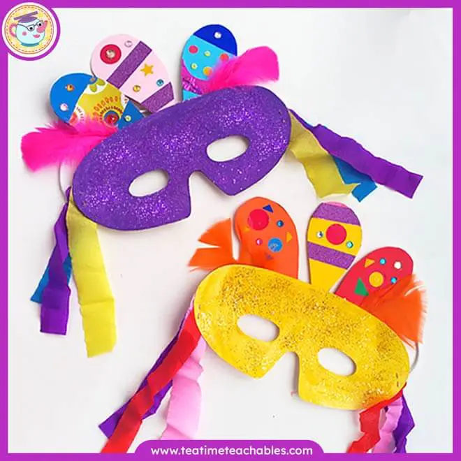 Fancy Feathers Carnival Mask Craft