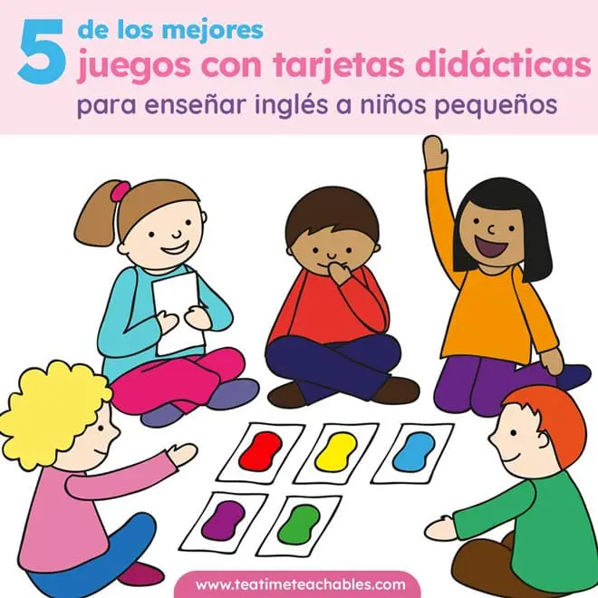 Cinco de los mejores juegos con tarjetas didácticas para enseñar inglés a niños pequeños