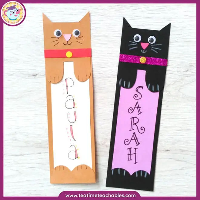 Cat Bookmark Craft