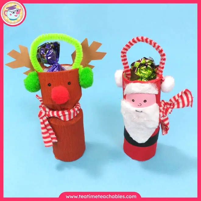 Cute Toilet Paper Roll Christmas Craft