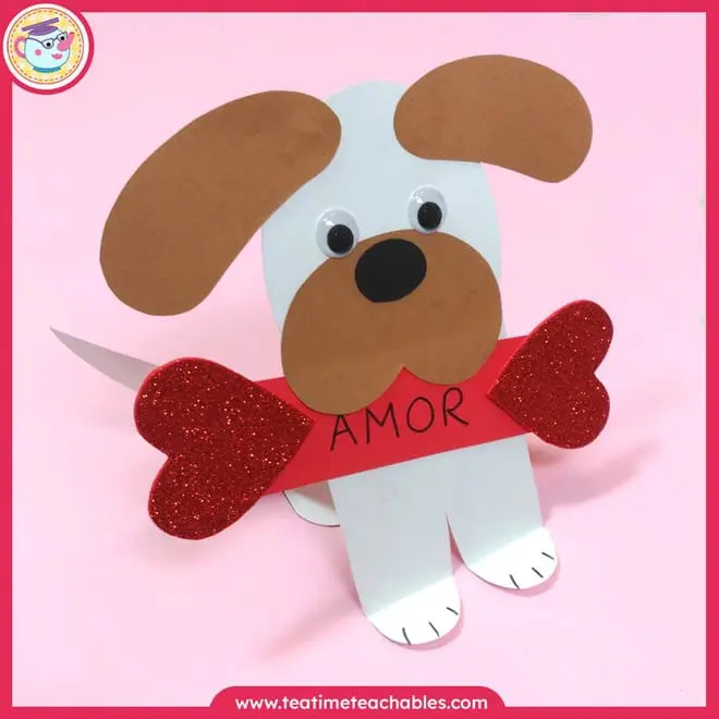 Perrito Cariñoso – Manualidad para San Valentín