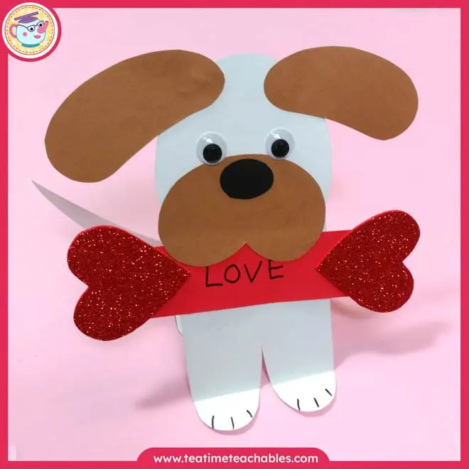 Puppy Love – Easy Valentine Craft