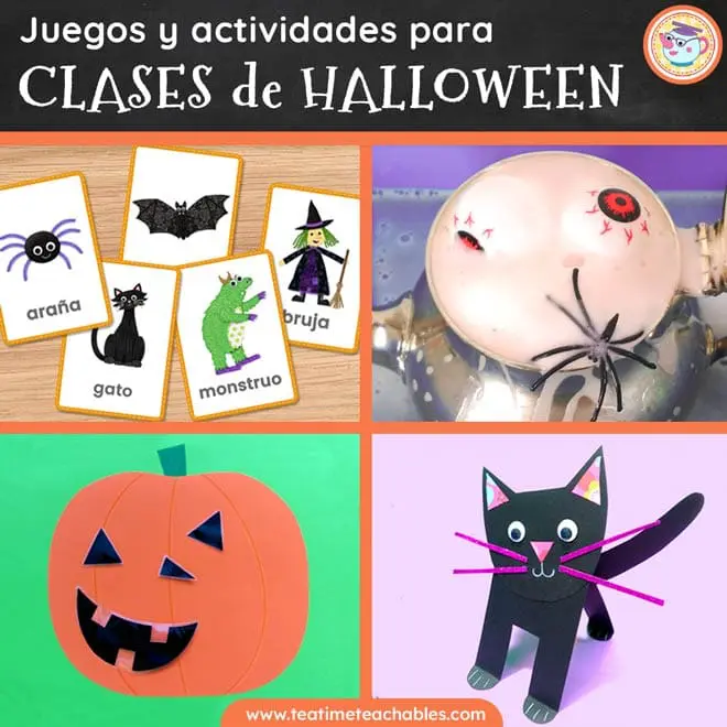 Divertidas actividades de Halloween para enseñar inglés a niños pequeños