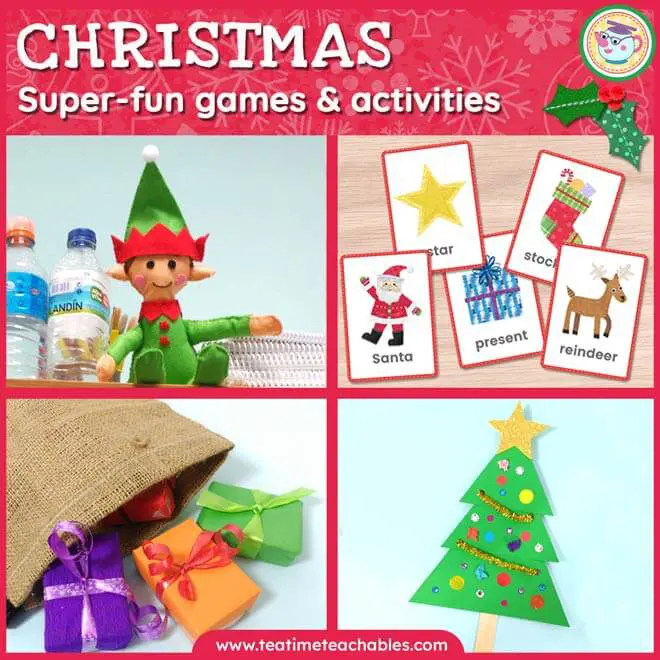 Fun ESL Christmas activities for preschool and primary!