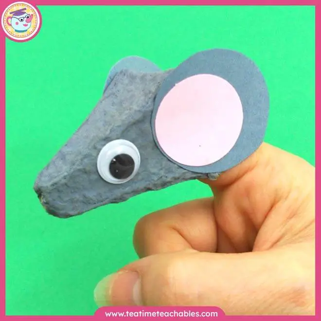 Finger Puppet Mouse Craft