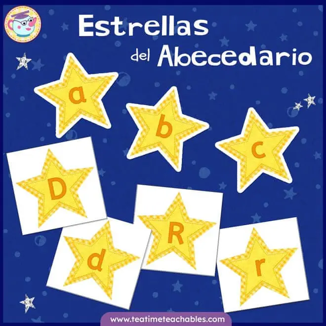 Estrellas del Abecedario – Cartas para aprender las letras