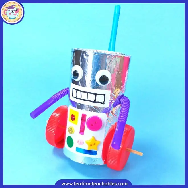 Robot Reciclado Manualidad