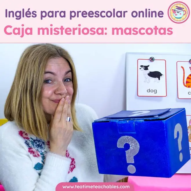 Inglés para preescolar online. Caja Misteriosa: Mascotas