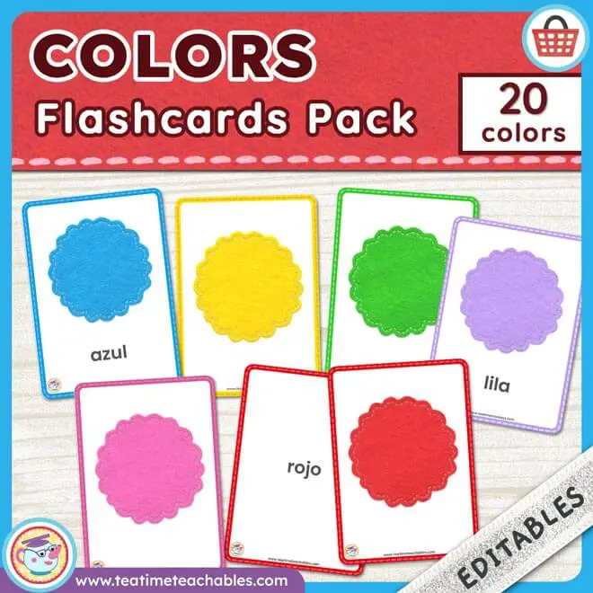 COLORS FLASHCARDS PACK