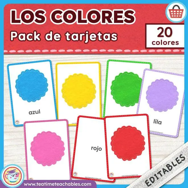 COLORES – Tarjetas Didácticas (Pack)