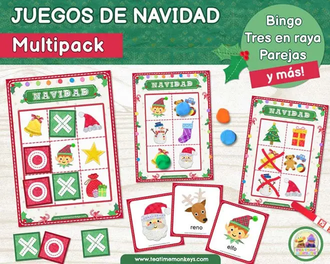 Juegos de Navidad Multipack - Tea Time Monkeys