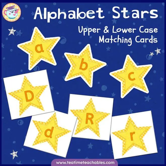 Alphabet Stars – Letter Recognition Cards