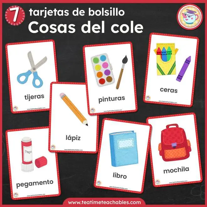 COSAS DEL COLE TARJETAS DIDÁCTICAS