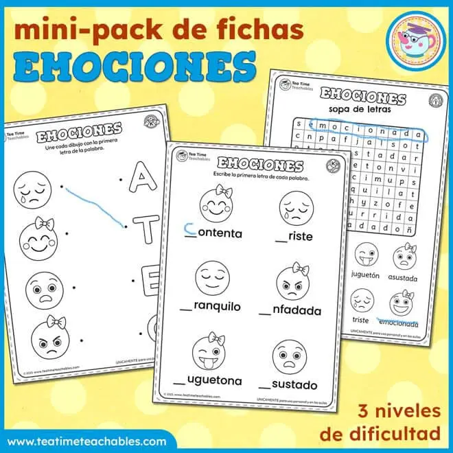 Fichas de las Emociones