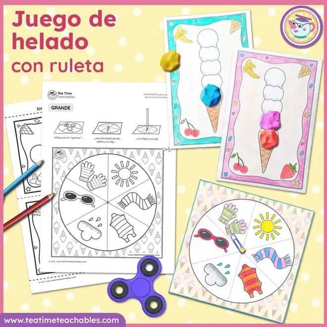 Juego de Helado con Ruleta