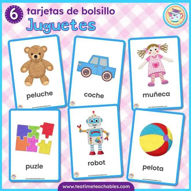 JUGUETES Tarjetas Didácticas