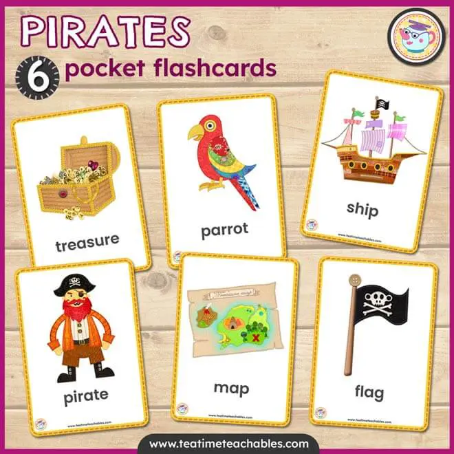 PIRATE vocabulary flashcards