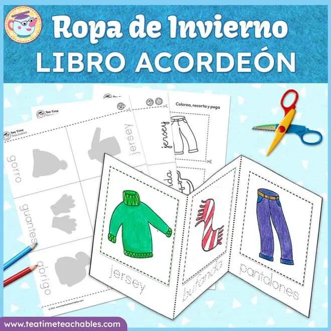 Ropa de Invierno – Libro Acordeón