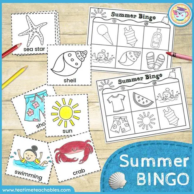 Summer Bingo – Printable Game