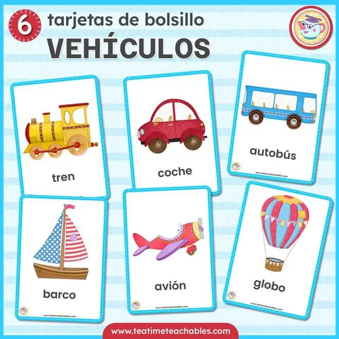 Tarjetas Didácticas – VEHÍCULOS