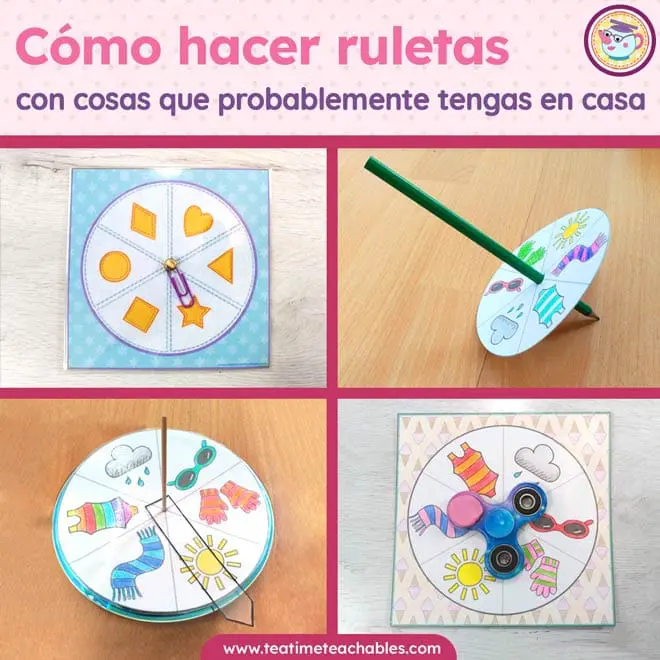 Cómo hacer ruletas para juegos con cosas que probablemente tengas en casa